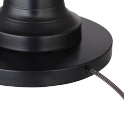 360 Lighting Spenser Retro Art Deco 58" Tall Floor Lamp Oiled Bronze Brown Beige Fabric Pleated Empire Shade For Living Room Bedroom House -Outlet 360 Lighting Store GUEST 02251c4c 0371 4f18 baf1 1a036ee2eaa7