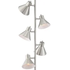 360 Lighting Modern Floor Lamp 5-Light Tree 70" Tall Brushed Nickel Metal Adjustable Heads For Living Room Reading Bedroom Office -Outlet 360 Lighting Store GUEST 0591c4de b93d 4db9 8540 2a29708f9425