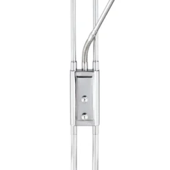 360 Lighting Perseus Modern Torchiere Floor Lamp With Reading Light 71 3/4" Tall Chrome Silver Metal LED Adjustable For Living Room Bedroom House Home -Outlet 360 Lighting Store GUEST 0898832d 7f5f 4bce b429 3b3c24504cae
