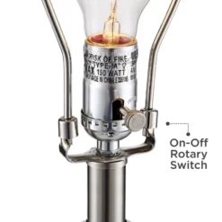 360 Lighting Jane Modern Table Lamps 25" High Set Of 2 White Ceramic Fabric Drum Shade For Bedroom Living Room House Bedside Nightstand Office Family -Outlet 360 Lighting Store GUEST 09c089d4 b262 48b6 8626 c6dec4078914