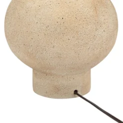 360 Lighting Sandstone Gourd 27" Tall Farmhouse Rustic Modern Coastal Table Lamp Brown Single Beige Shade Living Room Bedroom Bedside Nightstand House -Outlet 360 Lighting Store GUEST 0abe7ba3 ae93 4384 b1e7 415154d35f9e