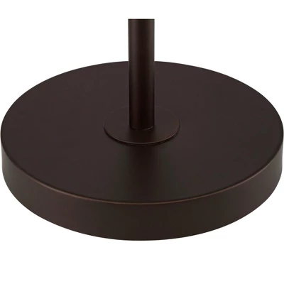 360 Lighting Caper Modern Floor Lamp With Tray Table 60 1/2" Tall Bronze USB And AC Power Outlet Off White Fabric Drum Shade For Living Room Office 7 360 Lighting Caper Modern Floor Lamp With Tray Table 60 1/2" Tall Bronze USB And AC Power Outlet Off White Fabric Drum Shade For Living Room Office - Image 7