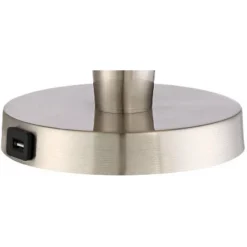 360 Lighting Geoff Modern Table Lamps 26" High Set Of 2 Brushed Nickel With USB Charging Port White Drum Shade For Bedroom Living Room Bedside Desk 10 360 Lighting Geoff Modern Table Lamps 26" High Set Of 2 Brushed Nickel With USB Charging Port White Drum Shade For Bedroom Living Room Bedside Desk -Outlet 360 Lighting Store GUEST 0ffe1f1b 6e97 4063 88a4 493173403f46