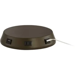 360 Lighting Accent Table Lamp With USB And AC Power Outlet Workstation Charging Base 22" High Warm Bronze Drum Shade Living Room Desk 11 360 Lighting Accent Table Lamp With USB And AC Power Outlet Workstation Charging Base 22" High Warm Bronze Drum Shade Living Room Desk -Outlet 360 Lighting Store GUEST 20794d02 b9a7 4a06 8d20 e46fedcad087 1