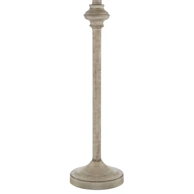 360 Lighting Carter Rustic Farmhouse 3 Piece Table Floor Lamp Set Beige Metal Cream Fabric Tapered Drum Shade For Living Room Bedroom Office House 8 360 Lighting Carter Rustic Farmhouse 3 Piece Table Floor Lamp Set Beige Metal Cream Fabric Tapered Drum Shade For Living Room Bedroom Office House - Image 8