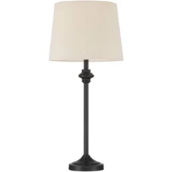 360 Lighting Lynn Modern Industrial Buffet Table Lamps 26" High Set Of 2 Dark Bronze Metal Oatmeal Drum Shade For Bedroom Living Room Bedside Office 13 360 Lighting Lynn Modern Industrial Buffet Table Lamps 26" High Set Of 2 Dark Bronze Metal Oatmeal Drum Shade For Bedroom Living Room Bedside Office -Outlet 360 Lighting Store GUEST 372f41b5 50b5 4d31 87b1 aba8628b9618