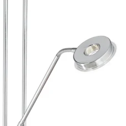 360 Lighting Perseus Modern Torchiere Floor Lamp With Reading Light 71 3/4" Tall Chrome Silver Metal LED Adjustable For Living Room Bedroom House Home -Outlet 360 Lighting Store GUEST 3d7cbb6c 4a21 4981 8d49 b93eba2b4183