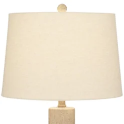 360 Lighting Sandstone Gourd 27" Tall Farmhouse Rustic Modern Coastal Table Lamp Brown Single Beige Shade Living Room Bedroom Bedside Nightstand House -Outlet 360 Lighting Store GUEST 3e412c0d 46ca 463f ada7 5caf127a7378