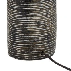 360 Lighting 24" High Mid Century Modern Farmhouse Rustic Table Lamps Set Of 2 Black Finish Oatmeal Shade Living Room Bedroom Bedside Nightstand House -Outlet 360 Lighting Store GUEST 3eaaae85 3940 41f7 8fa6 6ef57b39b326