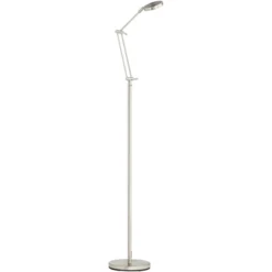 360 Lighting Modern Floor Lamp LED 50" Tall Satin Nickel White Acrylic Diffuser Adjustable For Living Room Reading Bedroom Office -Outlet 360 Lighting Store GUEST 3f000f4a 404a 4f0c a286 597d084ebadc