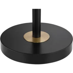 360 Lighting Wray Mid Century Modern Pharmacy Floor Lamp 61" Tall Flat Black Warm Brass Adjustable Swivel Head For Living Room Reading Bedroom Home -Outlet 360 Lighting Store GUEST 43d94883 1c61 40e7 8de3 72784d5c2d44