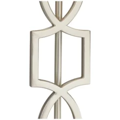 360 Lighting Evan Modern Table Lamps 28 1/2" Tall Set Of 2 Brushed Nickel With USB Charging Port White Rectangular Shade For Bedroom Living Room House -Outlet 360 Lighting Store GUEST 4726fb75 f3c0 4ce2 8d19 088330a59566