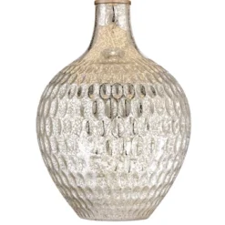 360 Lighting Waylon Modern Table Lamp 28" Tall Textured Mercury Glass Off White Tapered Drum Shade For Bedroom Living Room Bedside Nightstand Office -Outlet 360 Lighting Store GUEST 48c1c49b a11a 4b82 8d2a 552e7b7650bf