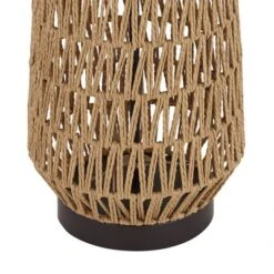 360 Lighting San Carlos Modern Coastal Table Lamp 29" Tall Natural Rattan Wicker Oatmeal Fabric Drum Shade For Bedroom Living Room Bedside Nightstand -Outlet 360 Lighting Store GUEST 4f81b9f2 00a9 4dd3 ba7b a8280b6b01b2