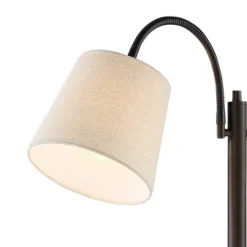 360 Lighting Modern Floor Lamp 56" Tall Dark Bronze Twin Arm Adjustable Gooseneck Neutral Cotton Drum Shade For Living Room Reading Bedroom 10 360 Lighting Modern Floor Lamp 56" Tall Dark Bronze Twin Arm Adjustable Gooseneck Neutral Cotton Drum Shade For Living Room Reading Bedroom -Outlet 360 Lighting Store GUEST 5258fdca d219 4c8e a937 be96fdcebb4f