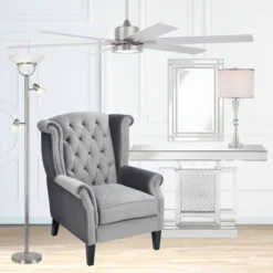 360 Lighting 3 In 1 Modern Torchiere Floor Lamp With Side Lights 70" Tall Brushed Nickel White Glass Shades For Living Room Reading Bedroom House Home -Outlet 360 Lighting Store GUEST 56fa61ec b05c 4606 a6ed 26b90f97f23e