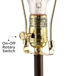 360 Lighting Todd Modern Table Lamps 30" Tall Set Of 2 Bronze With USB And AC Power Outlet In Base Oatmeal Shade For Bedroom Living Room Bedside Desk -Outlet 360 Lighting Store GUEST 5d9ec55c a11e 4e96 a6dc fe3d458cff79