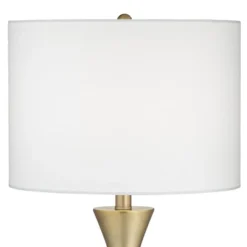 360 Lighting Elka Modern Mid Century Table Lamp 28" Tall Brass Geometric Metal White Drum Shade For Bedroom Living Room Bedside Nightstand Office Home 10 360 Lighting Elka Modern Mid Century Table Lamp 28" Tall Brass Geometric Metal White Drum Shade For Bedroom Living Room Bedside Nightstand Office Home -Outlet 360 Lighting Store GUEST 7a8b33dd 7fd7 4010 b1c8 e4a50f07ea7b