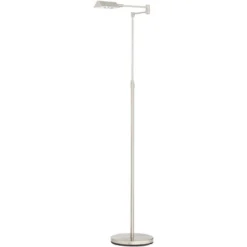 360 Lighting Zema Traditional Pharmacy Floor Lamp 49 1/2" Tall Brushed Nickel LED Adjustable Swing Arm For Living Room Reading Bedroom Offic -Outlet 360 Lighting Store GUEST 7aaffe20 3095 45f5 ae6b 9160fa3c367a