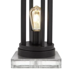 360 Lighting Marcel Modern Table Lamps Set Of 2 With Square Risers 24 1/4" High LED Nightlight USB Charging Port Black Natural Shade For Bedroom Desk -Outlet 360 Lighting Store GUEST 7dba602e bd6b 485e 9cc6 18d4ca93aa6b