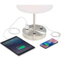 360 Lighting Colby Nickel USB Desk Lamps Set Of 2 With Smart Socket -Outlet 360 Lighting Store GUEST 85372a90 d322 4eb0 864d 53a1ade911c8
