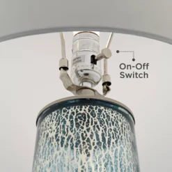 360 Lighting Marcus Modern Table Lamps 30" Tall Set Of 2 Mercury Glass Column White Drum Shade For Bedroom Living Room Bedside Nightstand Office Home -Outlet 360 Lighting Store GUEST 8d0540b3 9a97 4b7b 98ff f272698a7d49