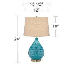 360 Lighting Modern Table Lamps 24" High Set Of 2 Coastal Ceramic Sky Blue Glaze Linen Fabric Drum Shade For Living Room Family Bedroom 7 360 Lighting Modern Table Lamps 24" High Set Of 2 Coastal Ceramic Sky Blue Glaze Linen Fabric Drum Shade For Living Room Family Bedroom -Outlet 360 Lighting Store GUEST 8d0a8dc9 2007 42f0 9dc4 b17c03c9ff23