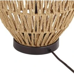 360 Lighting San Marcos Modern Coastal Table Lamp 27" Tall Natural Wicker Oatmeal Drum Shade For Bedroom Living Room Bedside Nightstand Office Kids -Outlet 360 Lighting Store GUEST 8e08081e 3bd8 4c18 a946 6d03f8d877f8
