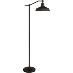 360 Lighting Rustic Downbridge Floor Lamp With USB Charging Port 61" Tall Satin Bronze Metal Dome Shade Living Room Reading House -Outlet 360 Lighting Store GUEST a6bb8f90 999f 4b43 b3c9 4690b2fb0f0f
