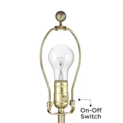 360 Lighting Modern Table Lamp With USB Charging Port 20.5" High Green Ribbed Ceramic Oatmeal Fabric Drum Shade For Bedroom Desk (Color May Vary) -Outlet 360 Lighting Store GUEST a7b7ff37 d57f 4bd7 a4f8 0eb4280e4a79 1