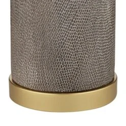 360 Lighting Gilson Modern Table Lamps 24 1/2" High Set Of 2 Gray Glaze Ceramic White Drum Shade For Bedroom Living Room Bedside Nightstand Office 11 360 Lighting Gilson Modern Table Lamps 24 1/2" High Set Of 2 Gray Glaze Ceramic White Drum Shade For Bedroom Living Room Bedside Nightstand Office -Outlet 360 Lighting Store GUEST b076931b ed4e 4186 b01f c07a192f2809