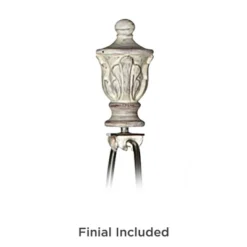 360 Lighting Vintage Chic Floor Lamp 60" Tall Antique White Washed Ivory Brocade Fabric Bell Shade For Living Room Reading Bedroom Office -Outlet 360 Lighting Store GUEST b1598881 3bbc 44c2 8af3 7d4820acdc46