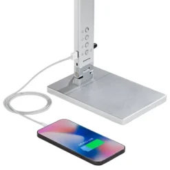 360 Lighting Jett Modern Desk Lamp 16 1/2" High Silver With USB Port And Nightlight LED Dimmer Touch On Off For Bedroom Bedside Nightstand Family Home 10 360 Lighting Jett Modern Desk Lamp 16 1/2" High Silver With USB Port And Nightlight LED Dimmer Touch On Off For Bedroom Bedside Nightstand Family Home -Outlet 360 Lighting Store GUEST b98e5965 67aa 48d5 b6e1 56cbc8d01f16