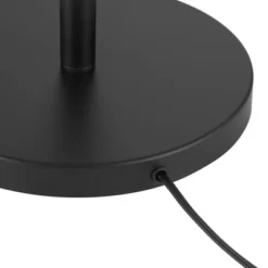 360 Lighting Karis Modern Downbridge Floor Lamp 62 1/2" Tall Matte Black Metal Clear Glass Shade For Living Room Reading Bedroom Office House Home -Outlet 360 Lighting Store GUEST b9dc4438 7bff 466f b874 59584fdace99