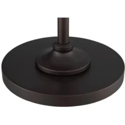 360 Lighting Rustic Downbridge Floor Lamp With USB Charging Port 61" Tall Satin Bronze Metal Dome Shade Living Room Reading House -Outlet 360 Lighting Store GUEST c25dc664 6d66 46e1 ba74 ae820c9c15ce