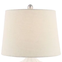 360 Lighting Ellen 21" High Sculptured Small Mid Century Modern Coastal Accent Table Lamp White Ceramic Single Living Room Bedroom Bedside Nightstand 10 360 Lighting Ellen 21" High Sculptured Small Mid Century Modern Coastal Accent Table Lamp White Ceramic Single Living Room Bedroom Bedside Nightstand -Outlet 360 Lighting Store GUEST cb12c2d0 0e18 4b78 806a 3099ae6635b1