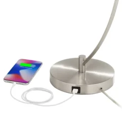 360 Lighting Modern Table Lamps Set Of 2 With USB Charging Port 26" High Metal Arc White Drum Shade For Living Room Bedroom Bedside Office 10 360 Lighting Modern Table Lamps Set Of 2 With USB Charging Port 26" High Metal Arc White Drum Shade For Living Room Bedroom Bedside Office -Outlet 360 Lighting Store GUEST cc324fac 1a81 4163 a884 c665c8a05178