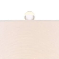 360 Lighting Solange Modern Table Lamps 25" High Set Of 2 Stacked Crystal Glass Silver White Tapered Drum Shade For Bedroom Living Room Nightstand -Outlet 360 Lighting Store GUEST cee4c8a9 604a 48bf a94e 4d83b38b46c9