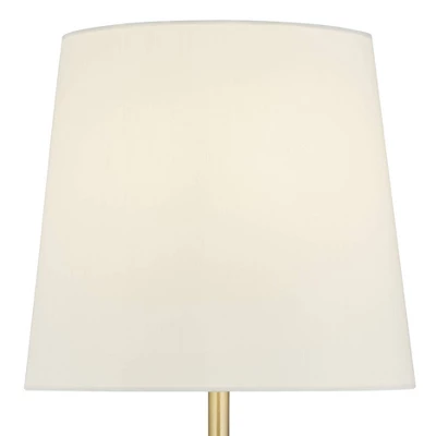 360 Lighting Phoebe Modern Buffet Table Lamps 28 1/2" Tall Set Of 2 Gold Metal White Drum Shade For Bedroom Living Room Bedside Nightstand Office Kids 2 360 Lighting Phoebe Modern Buffet Table Lamps 28 1/2" Tall Set Of 2 Gold Metal White Drum Shade For Bedroom Living Room Bedside Nightstand Office Kids - Image 2