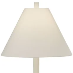 360 Lighting Modern Table Lamps 24 1/2" High Set Of 2 White Sculpture Fabric Cone Shade For Bedroom Living Room House Home Bedside Nightstand Office 10 360 Lighting Modern Table Lamps 24 1/2" High Set Of 2 White Sculpture Fabric Cone Shade For Bedroom Living Room House Home Bedside Nightstand Office -Outlet 360 Lighting Store GUEST d8073110 d14d 4050 bcc2 3404f2947cd8