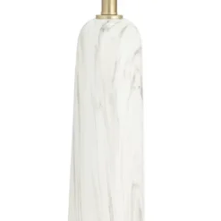 360 Lighting Maceao Modern Table Lamps 28" Tall Set Of 2 White Faux Marble Tapered Drum Shade For Bedroom Living Room Bedside Nightstand Office House -Outlet 360 Lighting Store GUEST d85fdc42 ded6 4f8d 9b37 a29abeb02ca9