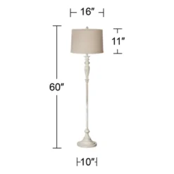 360 Lighting Vintage Shabby Chic Floor Lamp 60" Tall Antique White Washed Natural Linen Fabric Drum Shade For Living Room Reading Bedroom Office 13 360 Lighting Vintage Shabby Chic Floor Lamp 60" Tall Antique White Washed Natural Linen Fabric Drum Shade For Living Room Reading Bedroom Office -Outlet 360 Lighting Store GUEST e9bba1ca c7ba 4721 ae7b 54cc95cd1ebe