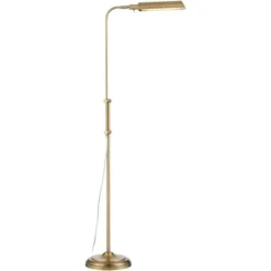 360 Lighting Culver Traditional Pharmacy Floor Lamp Standing 57" Tall Plated Aged Brass LED Adjustable Metal Shade For Living Room Reading Bedroo -Outlet 360 Lighting Store GUEST ecdea239 aa2f 467e 83cf 376ccd8ad4d9