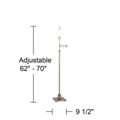 360 Lighting Traditional Floor Lamp Swing Arm 70" Tall Antique Brass Imperial Taupe Fabric Bell Shade For Living Room Reading Bedroom 9 360 Lighting Traditional Floor Lamp Swing Arm 70" Tall Antique Brass Imperial Taupe Fabric Bell Shade For Living Room Reading Bedroom -Outlet 360 Lighting Store GUEST f7b55492 042a 44d7 9c24 a8a4ed4aeb04