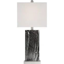 360 Lighting Connie Modern Table Lamps Set Of 2 With White Marble Riser 25" High Black Faux Marble USB Charging Port White Rectangular Shade For Desk 9 360 Lighting Connie Modern Table Lamps Set Of 2 With White Marble Riser 25" High Black Faux Marble USB Charging Port White Rectangular Shade For Desk -Outlet 360 Lighting Store GUEST f8f54766 e697 4cb5 8e7c b9b55bfc3312 2