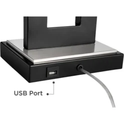 360 Lighting Neil Modern Rustic Table Lamp 26" High Black Metal With USB Charging Port White Rectangular Shade For Bedroom Living Room Bedside Desk 11 360 Lighting Neil Modern Rustic Table Lamp 26" High Black Metal With USB Charging Port White Rectangular Shade For Bedroom Living Room Bedside Desk -Outlet 360 Lighting Store GUEST fd068bc9 d5b6 48da 8e9c 96a4e51d511f